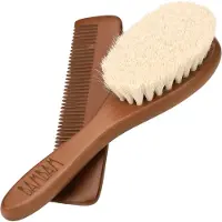 Bam Bam Geschenkset Borstel & Kam Donker Hout