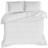 Fonq Fresh Dekbedovertrek Crispy White-200 x 200 / 220 cm | 2-Persoons