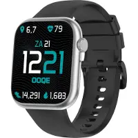 OOQE WATCH PRO 7 - Smartwatch Heren en Dames | Zwart / Zilver
