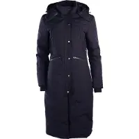 Montar Dicte Lange Dames Winterjas Maat 32 - Navy