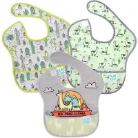 BUMKINS - SuperBib Baby Slab (3 stuks) - No Prob-Llama, Llamas, Cacti (6-24 maanden)