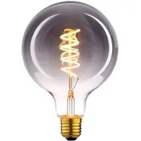Highlight E27 Filamentlamp - Globe 95 - 6W - 3-staps dimbaar - Smoke