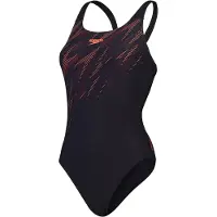 Speedo Eco+ H-boom Placem Muscleb Badpak (zwart / Rood) Zwart / Rood 44