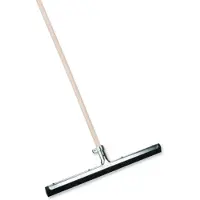 Buemag Vloertrekker/waterbezem - metaal/rubber - breedte kop 35 cm - steel hout 140 cm - Douche vloer trekker