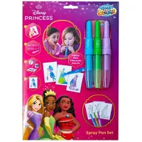 Canenco Disney Prinsessen - Set met 3 spuitverf stiften, verpakt in een A4-envelop