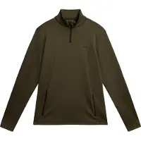 J.Lindeberg Skipully Men Aerial 1/4 Zip Midlayer Forest Green-XL