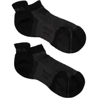 Aclima - Ankle Socks 2-Pack - Merinosokken 40-43, zwart