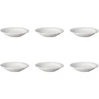 Mammoet Bord diep smalle rand Budgetline 21.5 cm Wit Porselein 6 stuks