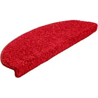 vidaXL Trapmatten 10 st 65x21x4 cm rood