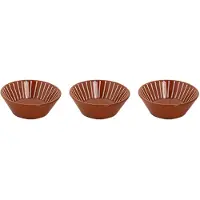Colori del Sud Schaal Mezquita 11 cm 20 cl Wit Roze Bruin Aardewerk 3 stuks