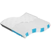 vidaXL Pocketveringmatras middelhard 200x200 cm