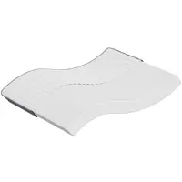 vidaXL Schuimmatras middelzacht 140x190 cm