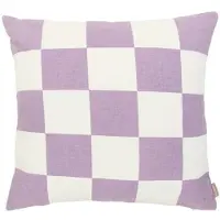 Fonq Check Sierkussen 50 x 50 cm - Lavendel