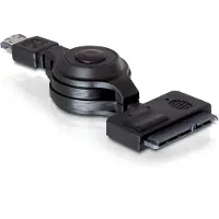 DeLOCK Power over eSATA (eSATAp) naar SATA 22-pins uittrekbare kabel voor 2,5'' HDD (5V) - SATA300 - 3 Gbit/s / zwart - 1,2 meter