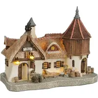Luville Efteling Kersthuisje Herberg De Ersteling 19,5 X 13 X 16 Cm