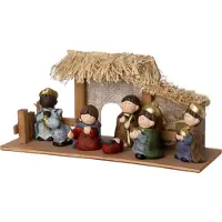 Intratuin Kerststal Met Figuren 31 X 10,5 X 13,5 Cm