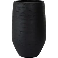 HS Potterie HS Bloempot Osaka Zwart D 19 H 30 Cm