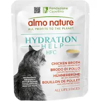 Almo nature Hfc Hydration Help Kattenvoer Kippenbouillon Met Kipfilet 50 Gr