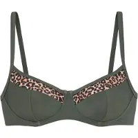 LASCANA Bikinitop beige / bruin / olijfgroen