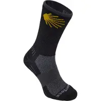 Wrightsock Escape Crew Zwart-Camino Logo Light Cusion
