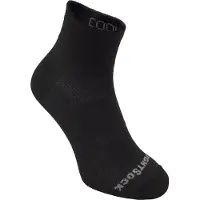 Wrightsock Coolmesh II Quarter Zwart Lightweight