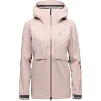 Black Diamond - Dames ski jassen - W Factor Shell Pale Mauve voor Dames van Wol - Maat S - Roze