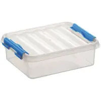 Sunware Kunststof stapelbare opbergbakken 1 liter 20 x 15 x 6 cm - Opbergbox