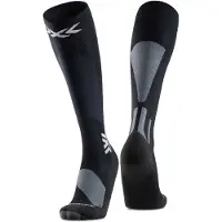 X-socks - Skisokken - Ski Discover Merino OTC Black/Grey voor Unisex van Wol - Maat 39-41 - Zwart