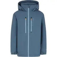 Protest ski-jas Flynty Jr grijsblauw Skijack Jongens Polyester Capuchon - maat 152