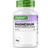 Vit4ever Magnesium bisglycinaat - 240 capsules - Premium: Chelated magnesium - 155 mg elementair magnesium per capsule - Veganistisch - Hoog gedoseerde formule -
