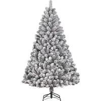 Black Box Charlton x-mas tree green frosted TIPS 525 - h185xd115cm