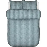 Marc O'Polo Dekbedovertrek Janne Stormy Blue Satijn-260 x 200 / 220 cm | Extra Breed