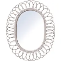Vertbaudet Ovale rotan spiegel DOUCE PROVENCE paars