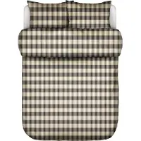 Marc O'Polo Dekbedovertrek Hillan Black Flanel-200 x 200 / 220 cm | 2-Persoons