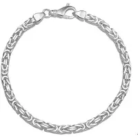 Home Collection Zilveren armband koningsschakel