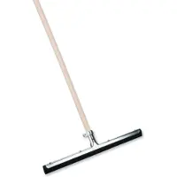 Buemag Vloertrekker/waterbezem - metaal/rubber - breedte kop 35 cm - steel hout 120 cm - Douche vloer trekker