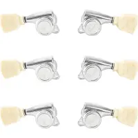 Fame 334KSI Locking Tuners 3+3 Chrome - Stemmechaniek voor gitaar