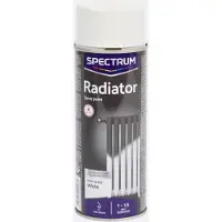 Spectrum hoogglans radiator spuitverf wit 400 ml