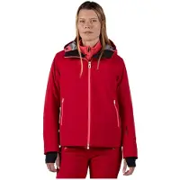Rossignol - Dames ski jassen - W Blackside Jacket Ruby Red voor Dames - Maat M - Rood
