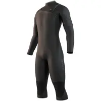 Mystic Motion 4/3 Mm Long Sleeve Shorty Met Rits Aan De Voorkant