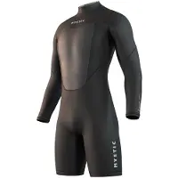 Mystic Brand Flatlock 3/2mm Long Sleeve Shorty Met Rits Op De Rug