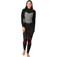 Rip Curl Omega 5/3 Mm Gb Steamer Long Sleeve Back Zip Neoprene Suit Zwart 12
