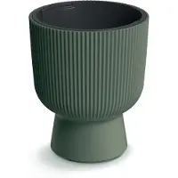 Prosperplast Milly Bloempot met Inzet op Poothoogte 30.5cm - Groen