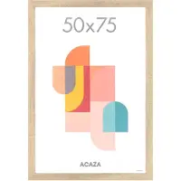 Acaza Fotokader - Fotolijst - 50x75 cm - MDF hout - Lichte Eik