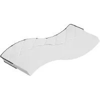 vidaXL Schuimmatras middelzacht 90x190 cm Single Size