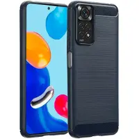 IMoshion Brushed Backcover voor de Xiaomi Redmi Note 11 (4G) / Note 11S (4G) - Donkerblauw