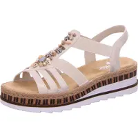 Rieker Sandaal beige / goud / zilver