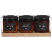 Excellent houseware Badesæt Charcoal Musk 200 ml 3 stk.