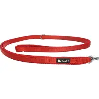 Petlando Trainingslijn Mesh Rood - Hondenriem - 300x1.5 cm