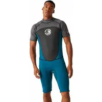 Regatta Rmm018 2 Mm Shorty Met Korte Mouwen En Rits Op De Rug